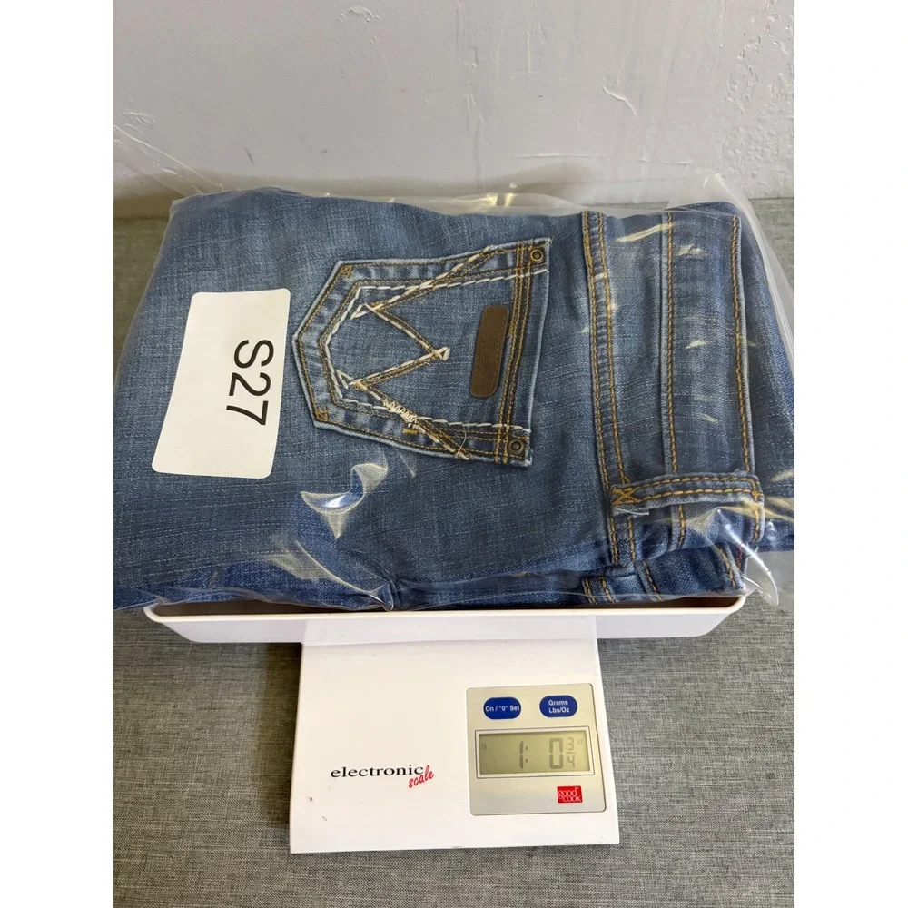 Wrangler Bootcut Jeans Kids Size 14 Blue 1009MWGMS Stretch Western Denim